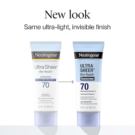 Neutrogena Ultra Sheer Dry Touch Sunscreen SPF 70 (88ml) - sheesha