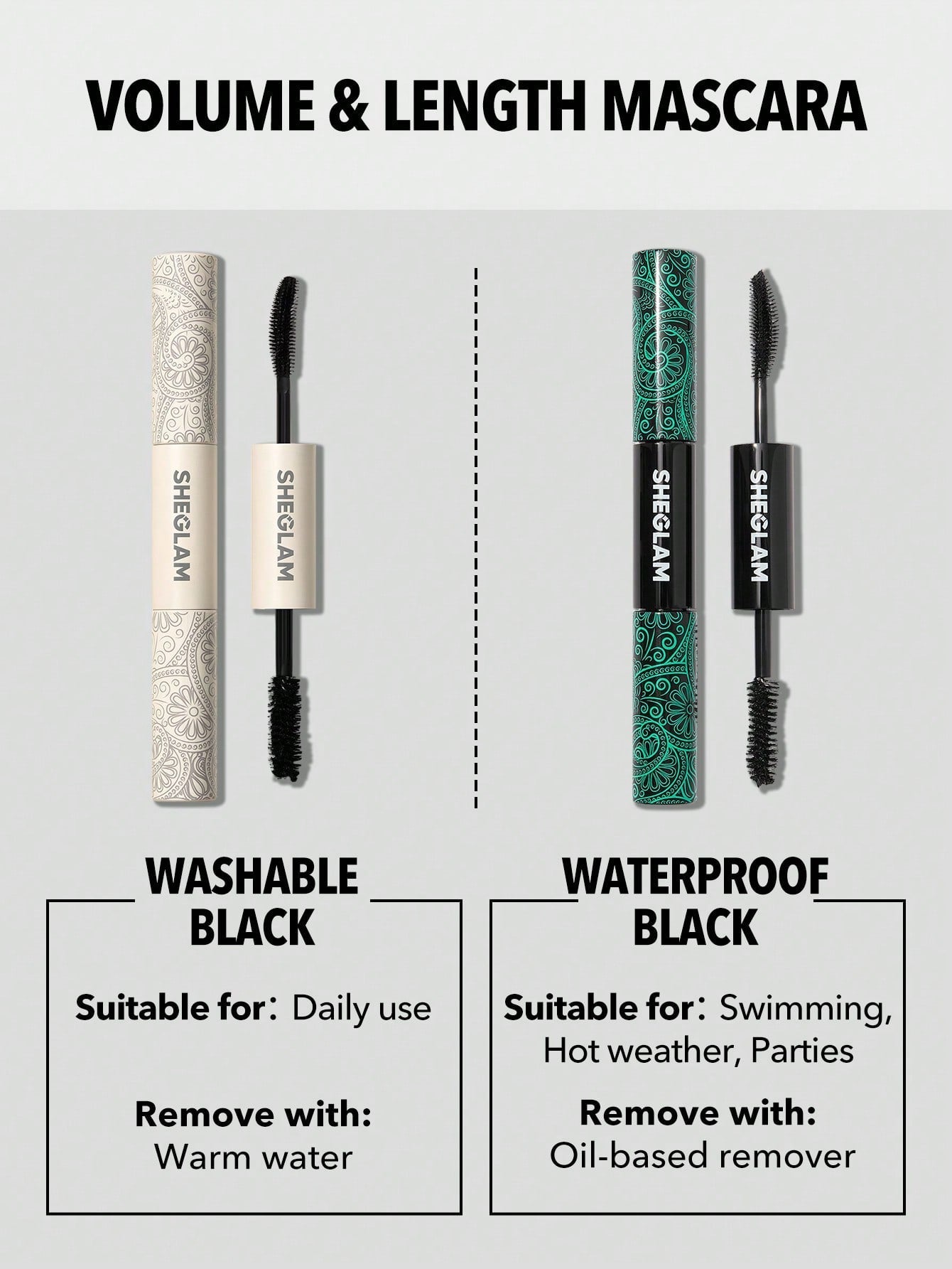 Sheglam All In One Volume and Length Mascara - sheesha