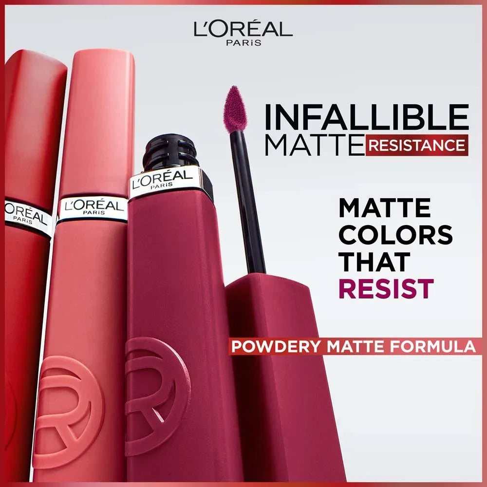 Loreal Infallible Matte Resistance Liquid Lipstick - sheesha
